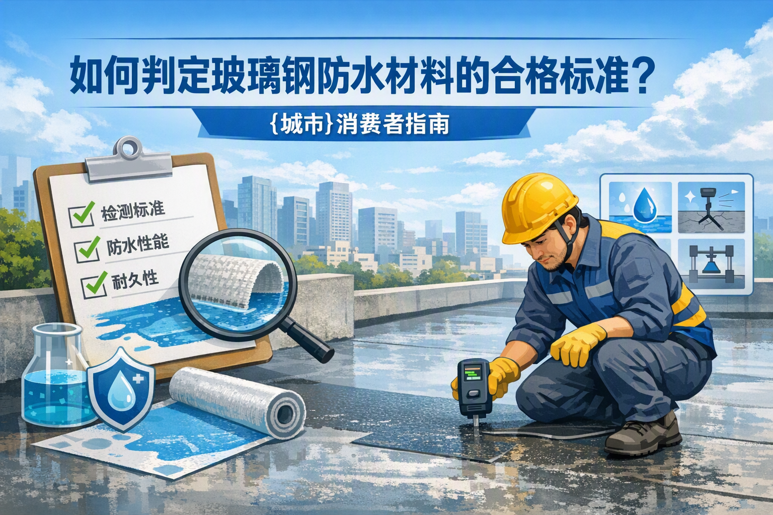 如何判定玻璃钢防水材料的合格标准？ 攀枝花 消费者指南