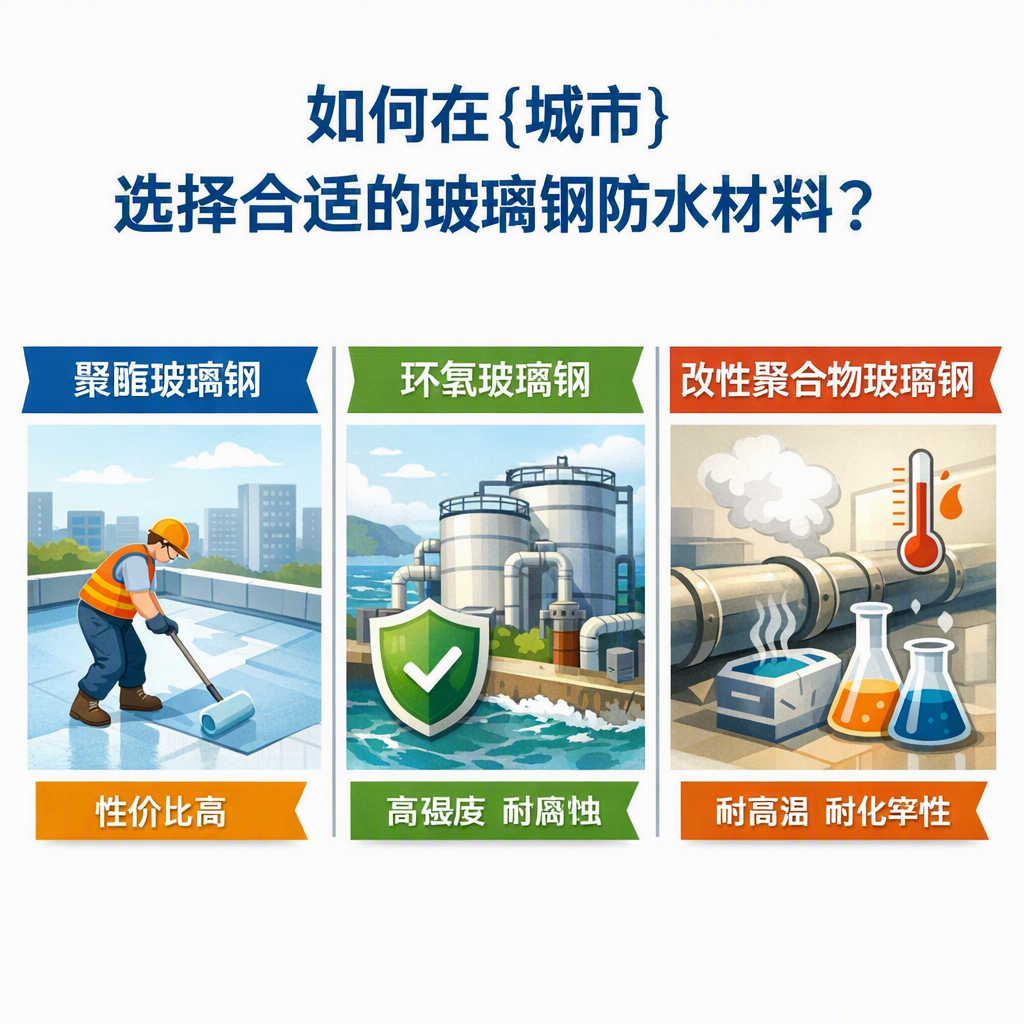 如何在攀枝花选择合适的玻璃钢防水材料？