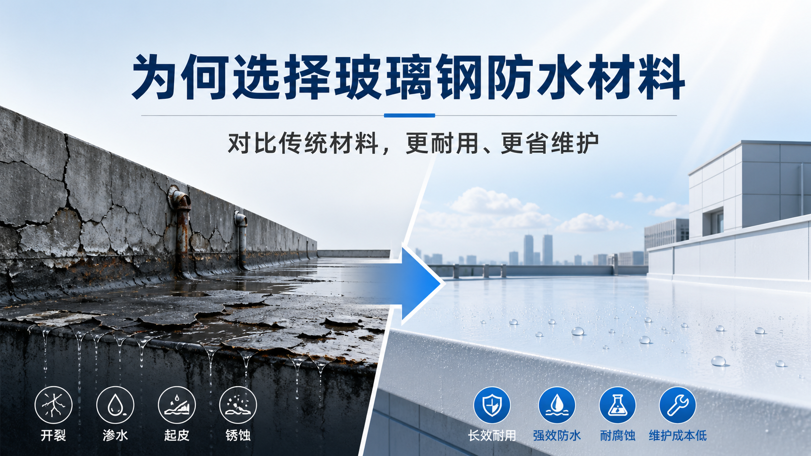 在攀枝花，为何选择玻璃钢防水材料而非传统材料